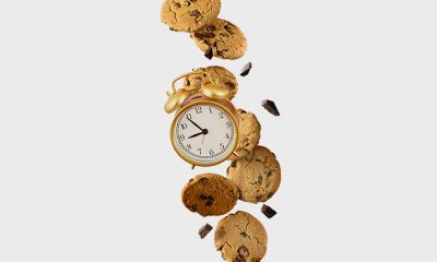 cookies and clock