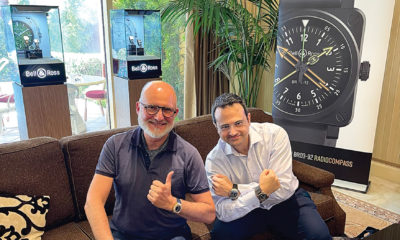 Gilad Zadok (right) with Bell & Ross co-founder and CEO Carlos Rosillo