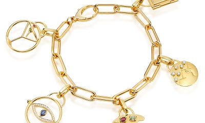 Gumuchian 18K yellow gold charm bracelet with diamonds